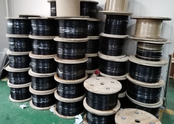 Corda di filo nero per palestra resistente efficace per l' allenamento della forza 5 mm / 6 mm / 6.5 mm