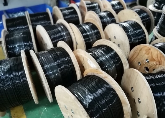 6.5mm Gym Wire Rope in nero per esercizi più morbidi e forza